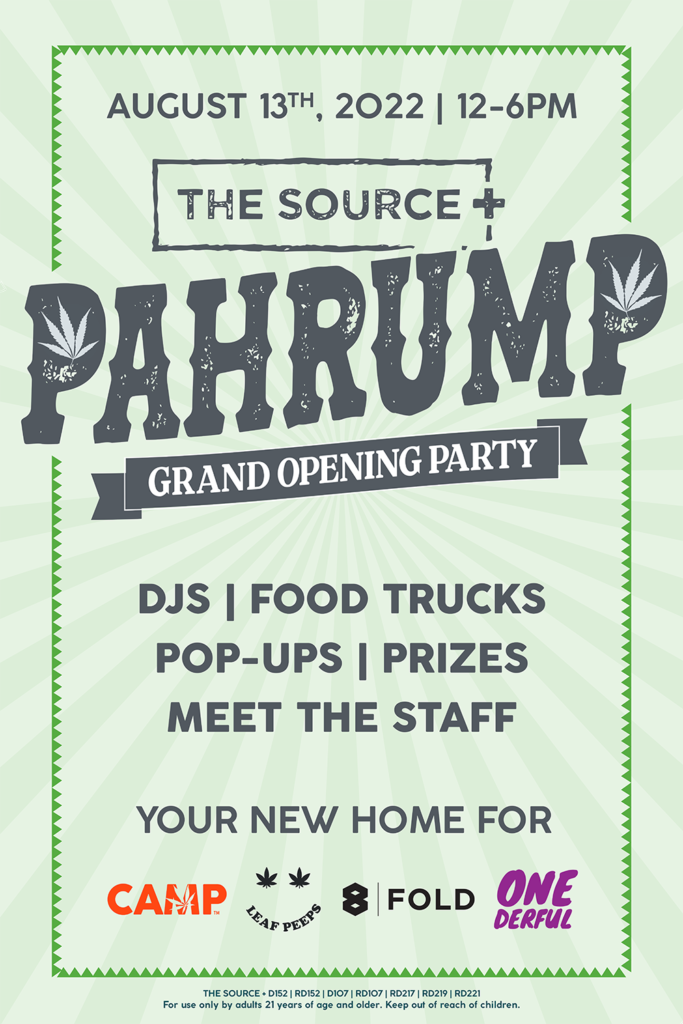 Our NEW Pahrump Dispensary is NOW OPEN!